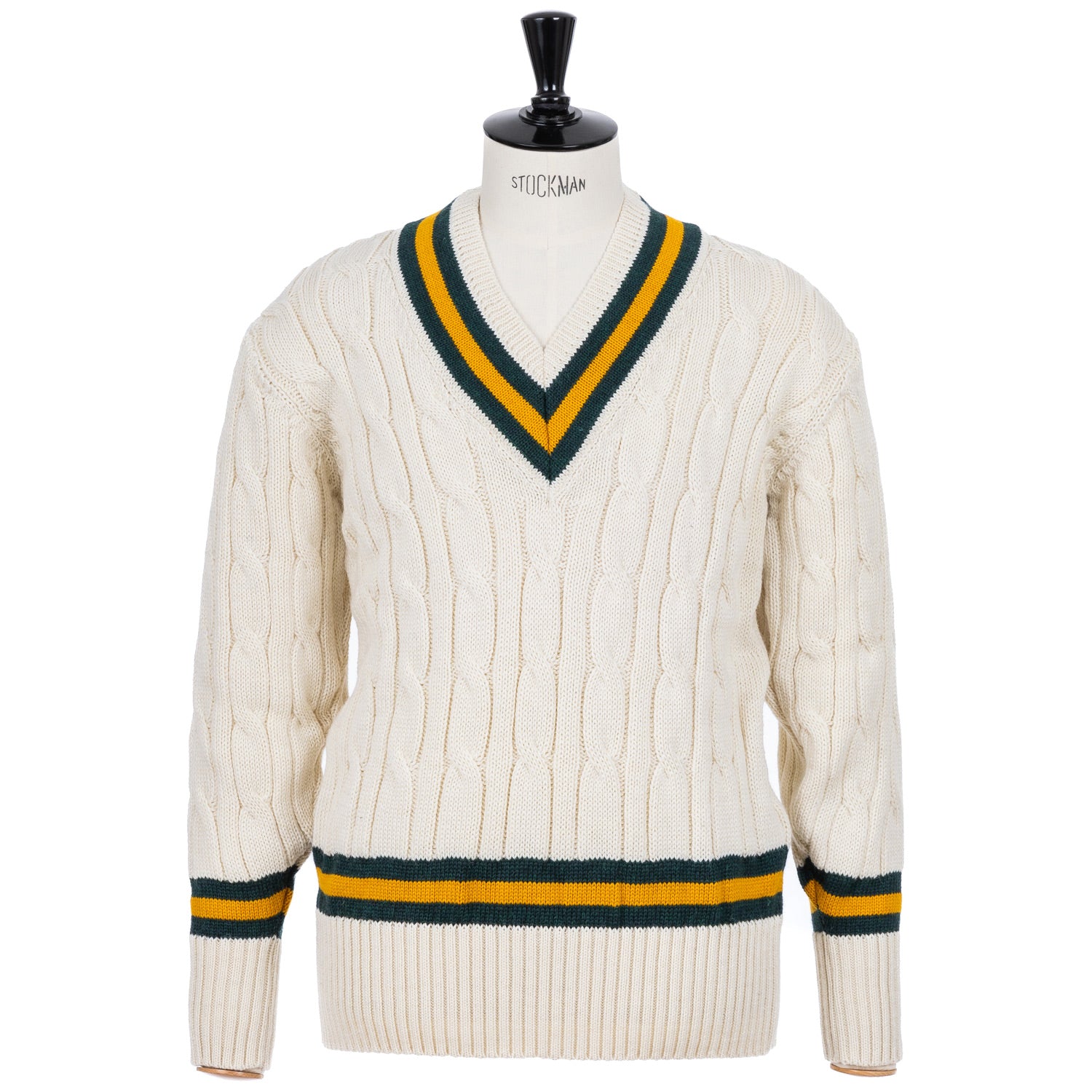 Fox Brothers x MJ: Original "Fox Club" Cricket Sweater made from British Wool